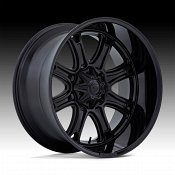Fuel Darkstar FC853MB Gloss Black Milled Custom Truck Wheels